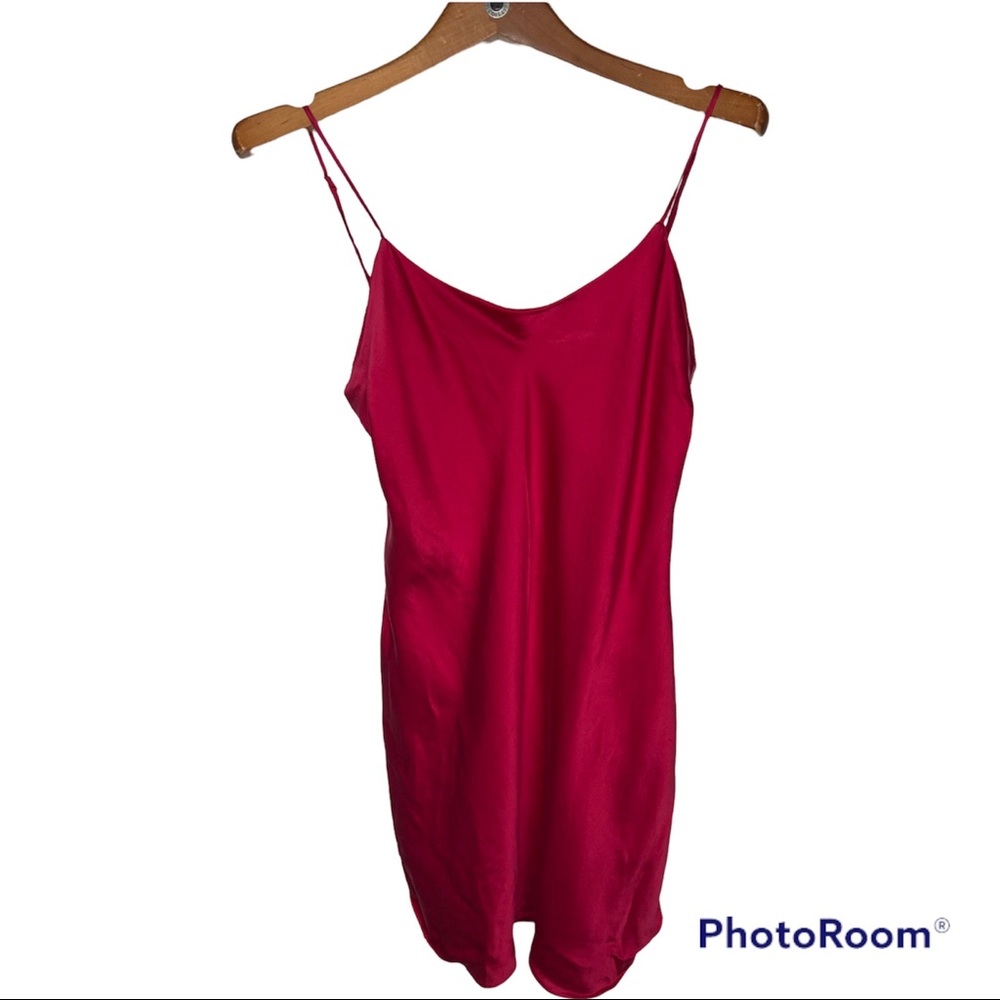 Vintage Victoria's Secret  SM Womens Nightgown Slip Dress Lingerie 100% Silk Y2K